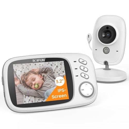 BOIFUN Video Baby Monitor with Camera Non WiFi Baby Monitors, Night Vision, VOX, 3.2 inch Screen, Two-Way Audio, Feeding Reminder, Temperature Monitoring, Smart 8 Lullabies, for Newborn Baby, Elder : Amazon.com.au: Baby