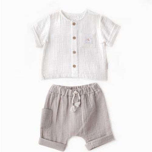 Shorts Button Outfit, 18-24M