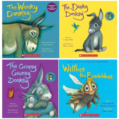 NEW! Wonky Donkey Series Set 4 Books