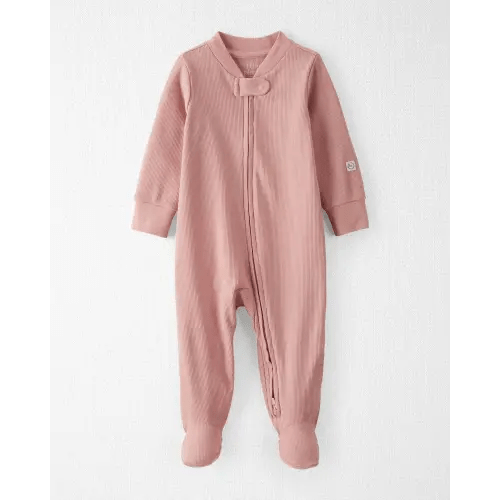 Baby Organic Cotton Sleep & Play Pajamas in Pink - Little Planet | Carter's