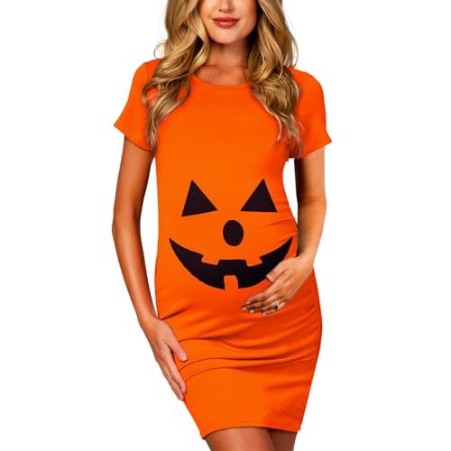 Deerose Womens Christmas Maternity Costume Pregnant Dress Xmas Party Outfit