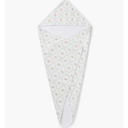 Hooded Towel - Pastel Trellis – Hill House Home