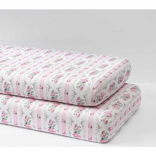 Dreamy Days Organic Crib Fitted Sheet Set