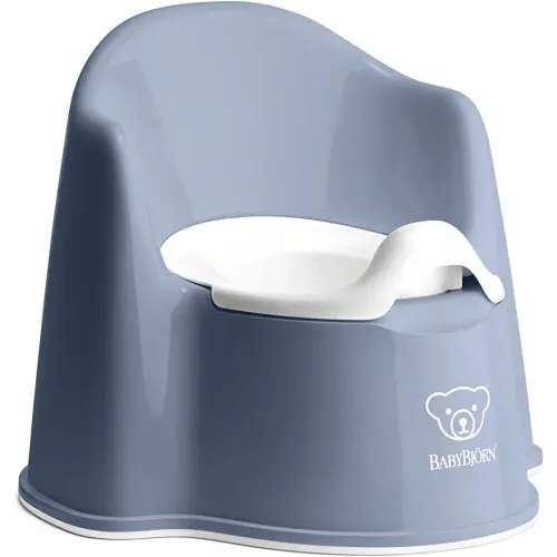 BabyBjörn Potty Chair, Deep Blue/White