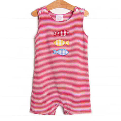 Primary Pacific Applique Jon Jon, Red – Stitchy Fish
