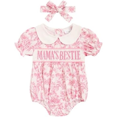 GRNSHTS Baby Girl Romper Newborn Clothes Bodysuit Jumpsuit Baby Girl Clothes Outfit 0-18M