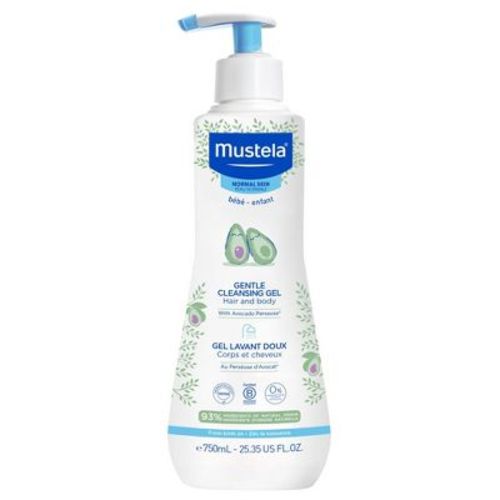 Mustela Gentle Cleansing Gel Baby Body Wash And Baby Shampoo - 25.35 Fl Oz
