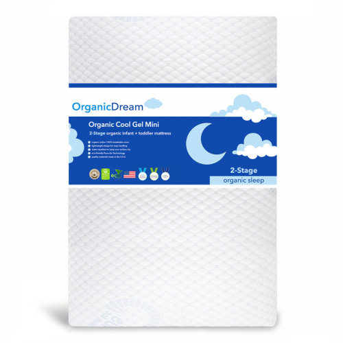 Organic Dream Dream Premier 2-Stage Mini Crib Mattress & Reviews | Wayfair
