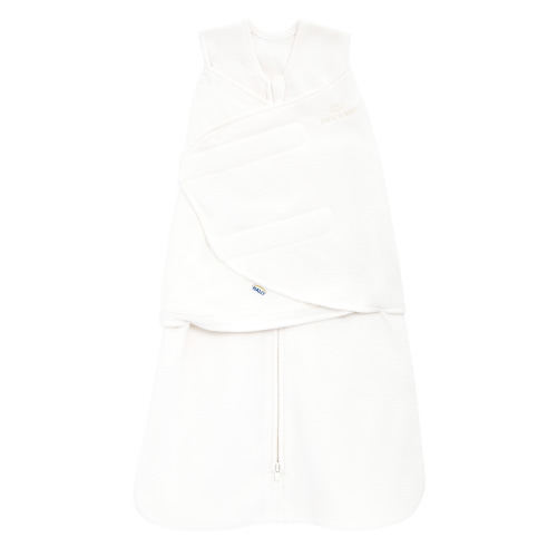 Halo® Sleepsack® Swaddle, Micro-Fleece, Cream, Infant, Unisex, Small, 3-6 Months