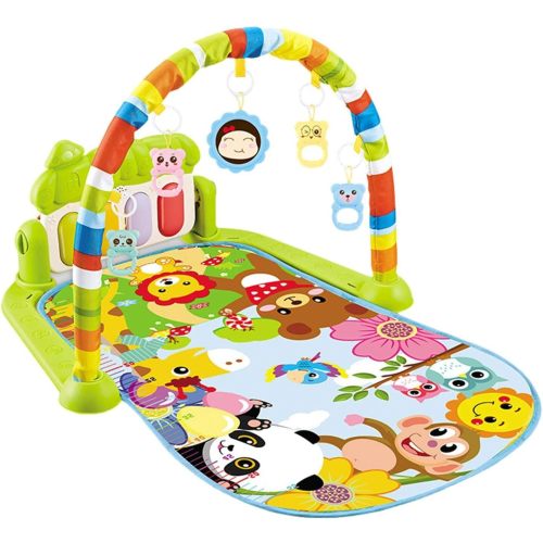 Baby Play Mat Baby Gym Baby Play Mats for Floor Play Piano Gym with Lights & Sensory Toys Play Mats for Babies and Toddlers,Newborn Baby