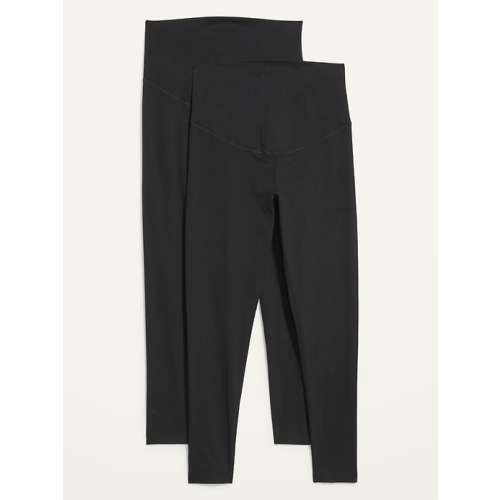 Maternity Full-Panel Leggings 2-Pack