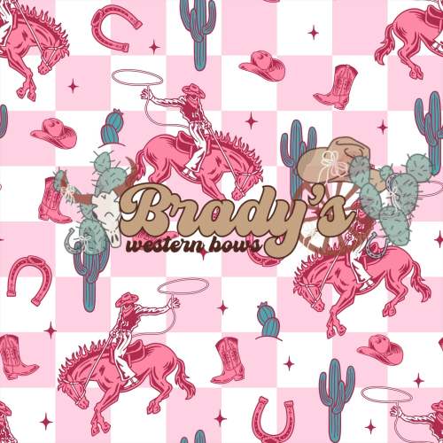 New Pink Checkered