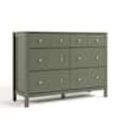 Storkcraft Horizon Olive 6-Drawer 47.88 in. Wide Dresser 03686-00A