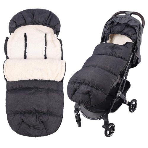 Waterproof &Thicken Universal Stroller Blanket for Babies,Toddler's Stroller Sleeping Bag & Stroller Footmuff & Stroller Bunting & Stroller Cover for Winter (0-3 Years)