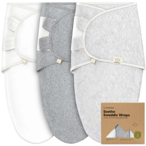 KeaBabies Soothe Baby Swaddle Sack, Organic Newborn Swaddles Sleep Sack 0-3 Months, Girls, Boys