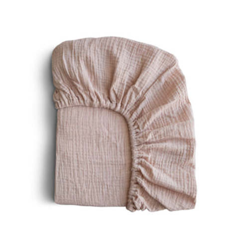 Mushie Mini Baby Muslin Crib Sheet