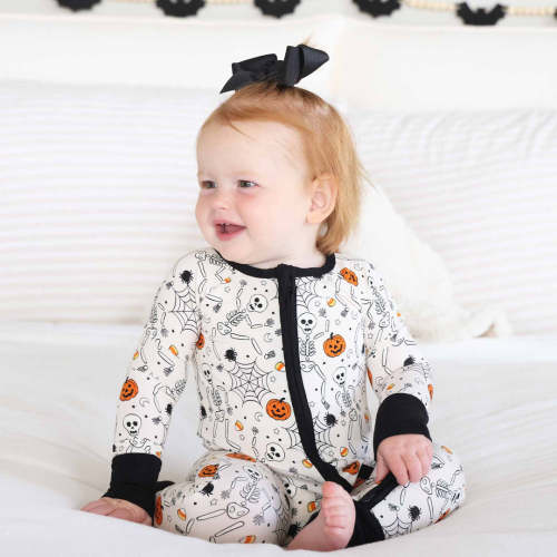Halloween Convertible Zip Rompers