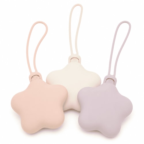Hvxrjkn Silicone Pacifier Holder Case 3 Pack Soft Food Safe Silicone Portable Easy to Clean