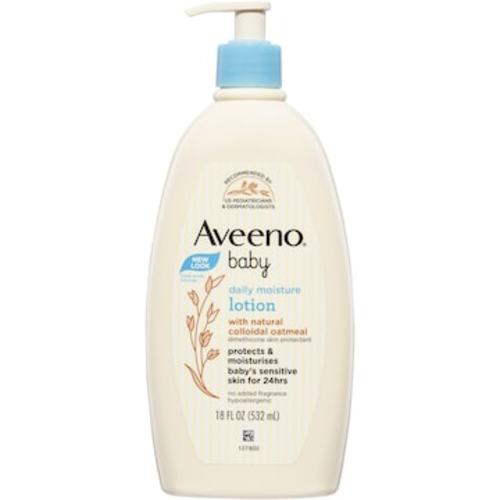 Aveeno Baby Daily Moisture Fragrance Free Sensitive Baby Lotion 532mL | Woolworths