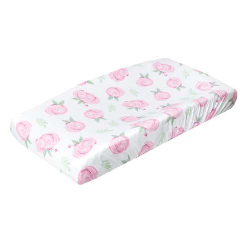 Premium Knit Diaper Changing Pad Cover - Grace