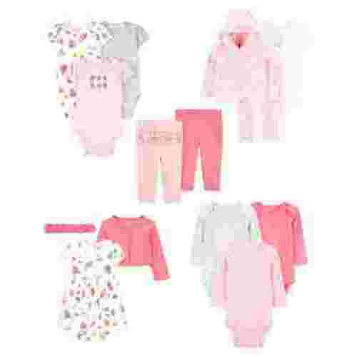 Carter's Child of Mine Baby Girl Outfit Set, 14-Piece, Sizes Preemie-6/9 Months