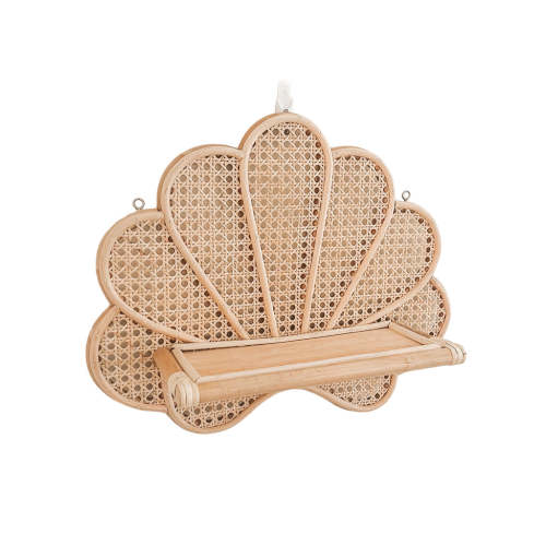 Rattan Seashell Shelf | Nursery Shelf | Oak and Ayla – Oak & Ayla