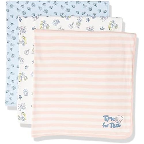 Amazon Essentials Disney | Marvel | Star Wars Unisex Babies' Swaddle Blankets, Pack of 3