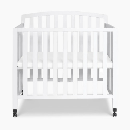 daVinci Dylan Folding Portable 3-in-1 Mini Crib - White