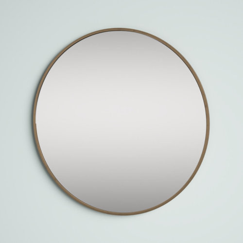 Sabine Metal Round Wall Mirror