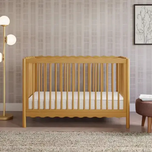 Swell 4-in-1 Convertible Crib with Toddler Kit | Honey
