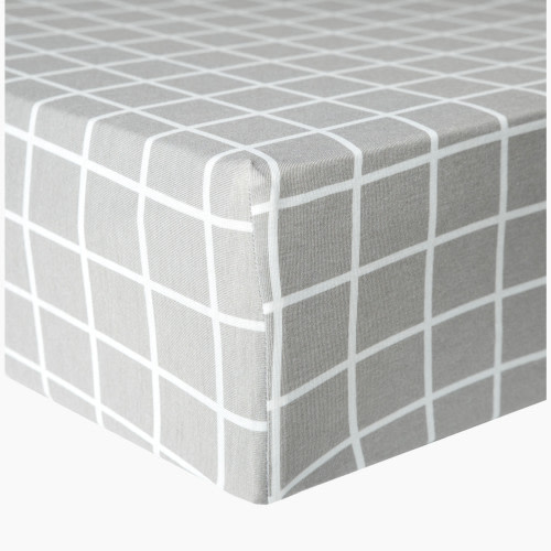 Copper Pearl Premium Knit Crib Sheet - Midway