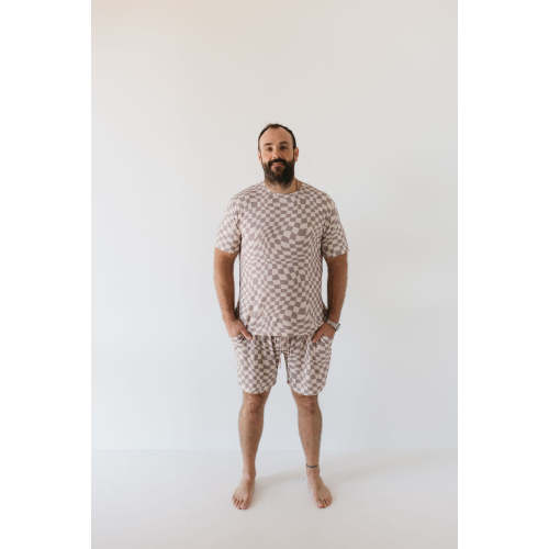 Men's Bamboo Short Pajamas | Smokey Wave