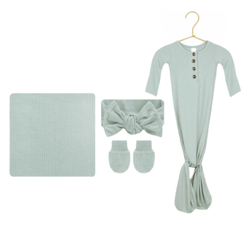 Bailey Ribbed Newborn Headband Bundle (Gown) – Lou Lou & Company