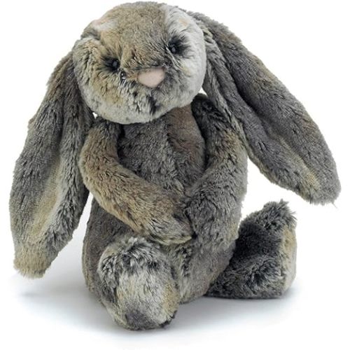 Jellycat Bashful Woodland Bunny Stuffed Animal, Medium 12 inches- Rabbit & Bunny Plush Toy - Classic Children's Gift