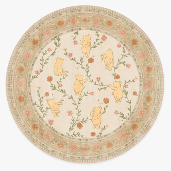 Pooh's Meadow Cream Multicolor Rug | Ruggable US