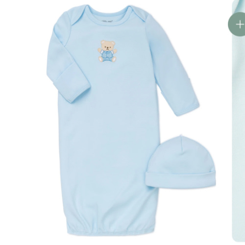 Cute Bear Sleeper Gown And Hat