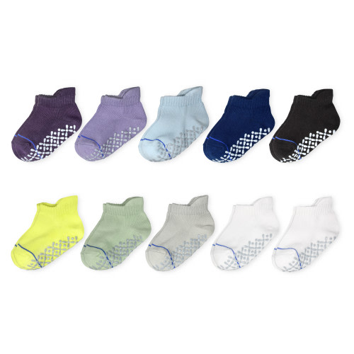 GoldBug Tiny Treads Grip Socks - Cool