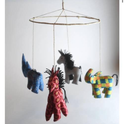 Handmade in Uganda Animal Baby Mobile - Project Have Hope