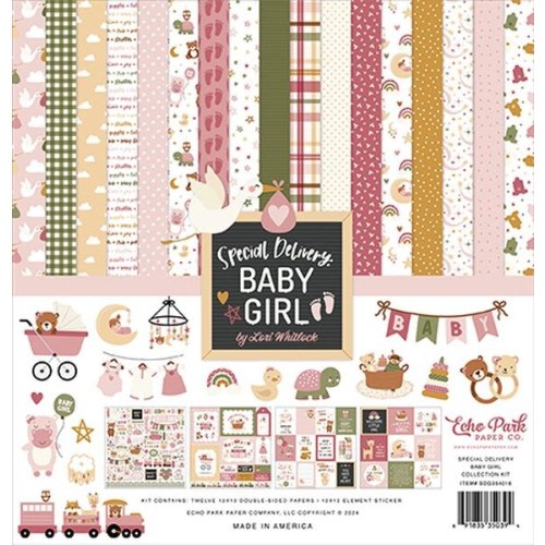 Echo Park Special Delivery Baby Girl Collection Kit