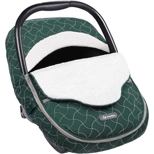 Yoofoss Baby Stroller Bunting Bags Winter Carseat Canopies Cover to Protect Baby from Cold Wind, Super Warm Plush Fleece Baby Carrier Cover for Infant Boys Girls