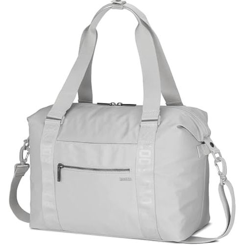 ROOTS Duffle Bag for Travelling – Zippered Main Compartment With Laptop Slot, Detachable Strap, Made from Recycled Fabrics