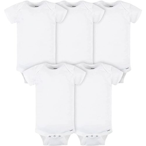Amazon.com: Gerber Baby 5-Pack Solid Onesies Bodysuits, White, 6-9 Months: Infant And Toddler Bodysuits: Clothing, Shoes & Jewelry