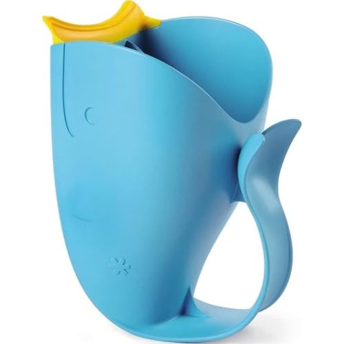 Skip Hop Baby Bath Rinse Cup MOBY Tear-Free Waterfall Rinser Blue Age 0+