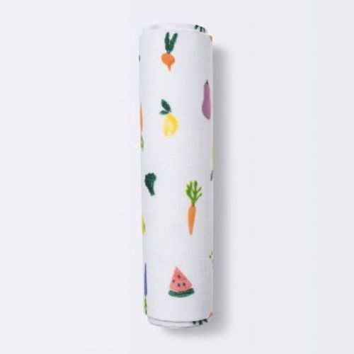 Muslin Swaddle Blanket - Cloud Island™ Fruits And Veggies
