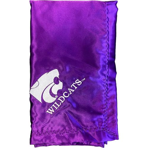 Comfy Feet Everything Comfy K-State Wildcats Silky and Super Soft Plush Baby Blanket, 28" x 28"