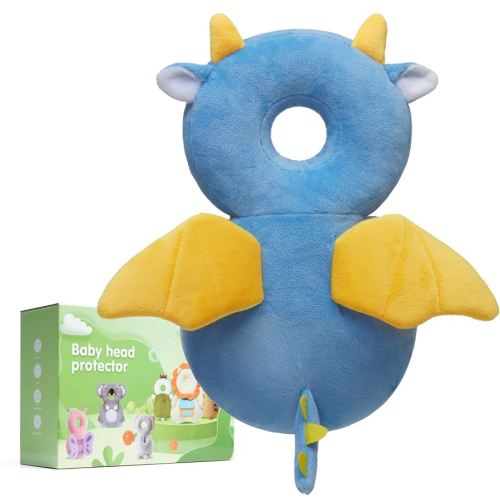 Baby Fall Back Head Protector - Baby Head Protector Backpack for Crawling Walking Gifts - Adjustable Toddlers Head Safety Pad Cushion