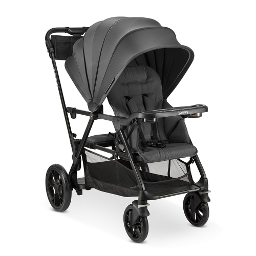 Caboose RS Premium Sit And Stand Double Stroller - Jet