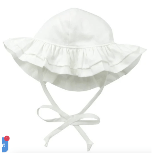 UPF 50+ Double Ruffle Hat