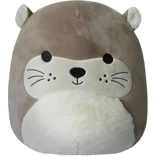 Squishmallows 14-Inch Light Brown Otter with Fuzzy Ears Plush - Add RIE to Your Squad, Ultrasoft Stuffed Animal Large Plush Toy, Official Kelly Toy Plush