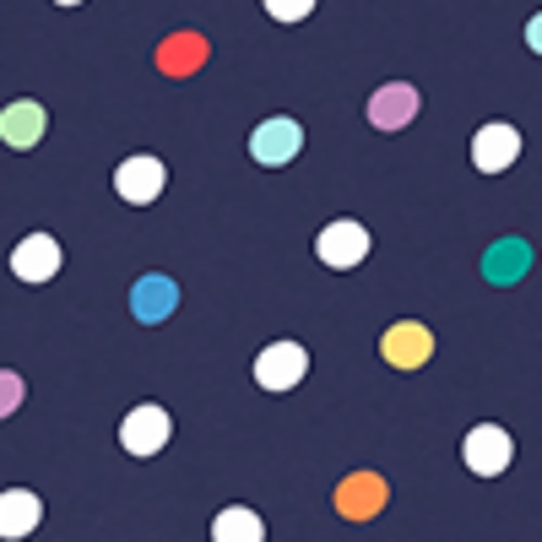 Baby dress in rainbow confetti dots | Primary.com